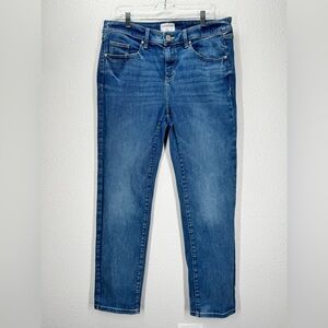 Lane Bryant Medium Wash Straight Leg Mid Rise Jeans Size 14 Style 1142476